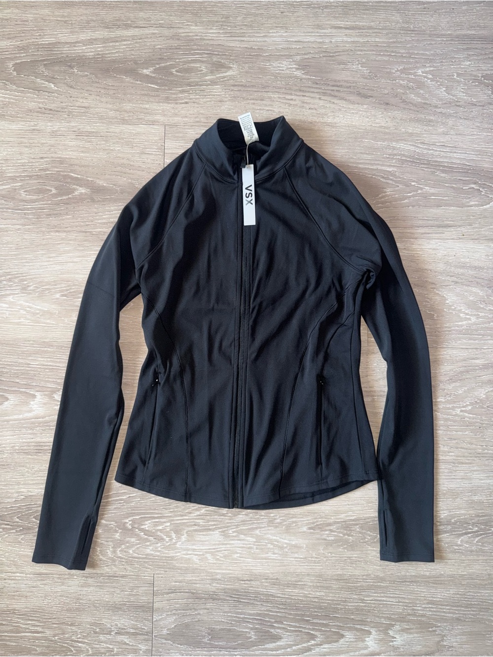 VSX Black Zip-Up Athletic Utility Jacket